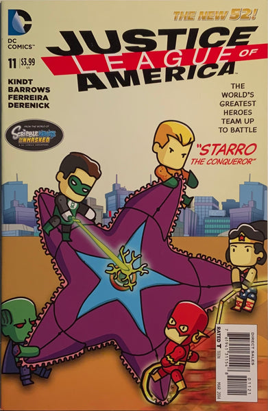 JUSTICE LEAGUE OF AMERICA (THE NEW 52) #11 1:25 SCRIBBLENAUTS VARIANT COVER