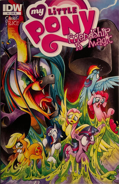 MY LITTLE PONY FRIENDSHIP IS MAGIC # 4 RETAILER INCENTIVE 1:10 VARIANT COVER
