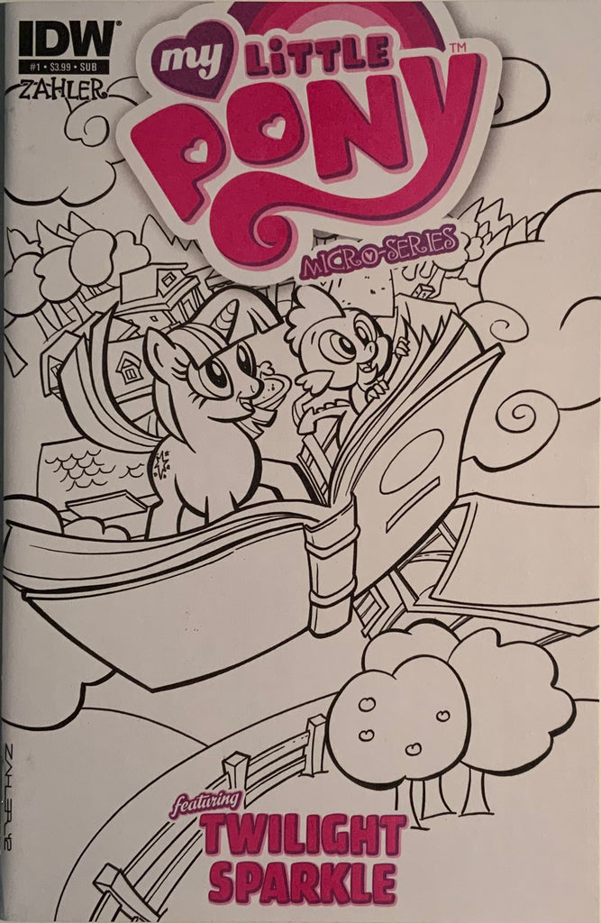 MY LITTLE PONY MICRO-SERIES # 1 : TWILIGHT SPARKLE SUB SKETCH COVER