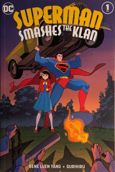 SUPERMAN SMASHES THE KLAN SET OF 3 GRAPHIC NOVELS