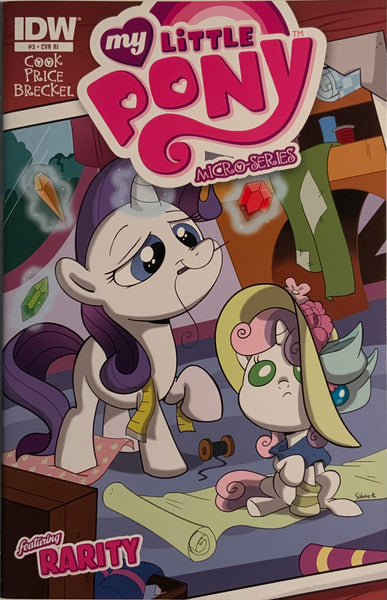 MY LITTLE PONY MICRO-SERIES # 3 : RARITY RETAILER INCENTIVE 1:10 VARIANT COVER