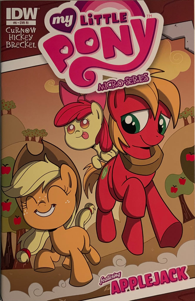 MY LITTLE PONY MICRO-SERIES # 6 : APPLEJACK RETAILER INCENTIVE 1:10 VARIANT COVER