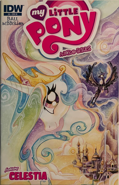 MY LITTLE PONY MICRO-SERIES # 8 : CELESTIA RETAILER INCENTIVE 1:10 VARIANT COVER