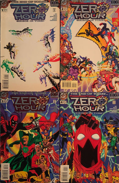 ZERO HOUR : CRISIS IN TIME #0 - 4 SET + 2 PROMO ITEMS