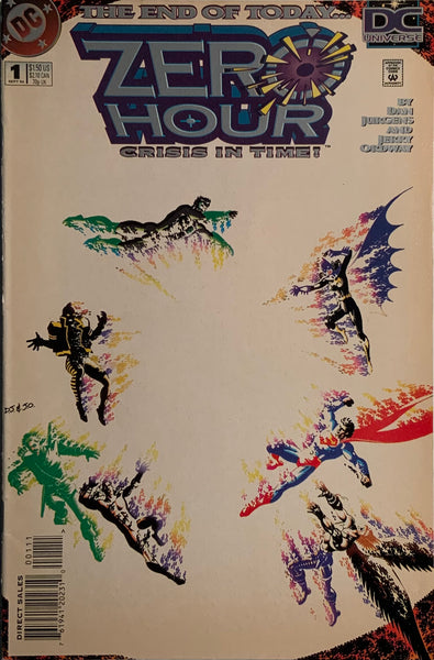 ZERO HOUR : CRISIS IN TIME #0 - 4 SET + 2 PROMO ITEMS