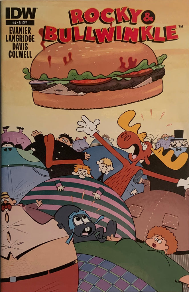 ROCKY & BULLWINKLE # 4 RETAILER INCENTIVE 1:10 VARIANT COVER