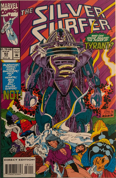 SILVER SURFER (1987-1998) # 82 FIRST FULL APPEARANCE AND COVER OF TYRANT