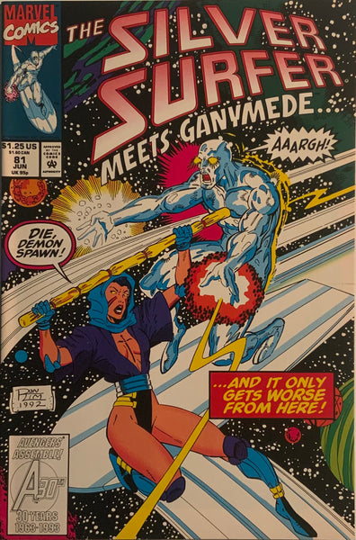 SILVER SURFER (1987-1998) # 81 FIRST CAMEO APPEARANCE OF TYRANT