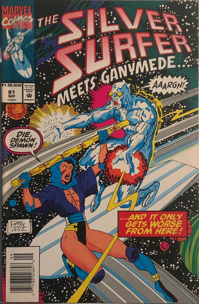 SILVER SURFER (1987-1998) # 81 FIRST CAMEO APPEARANCE OF TYRANT