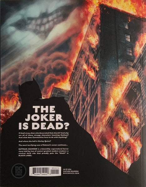 BATMAN : DAMNED # 2 JIM LEE VARIANT COVER