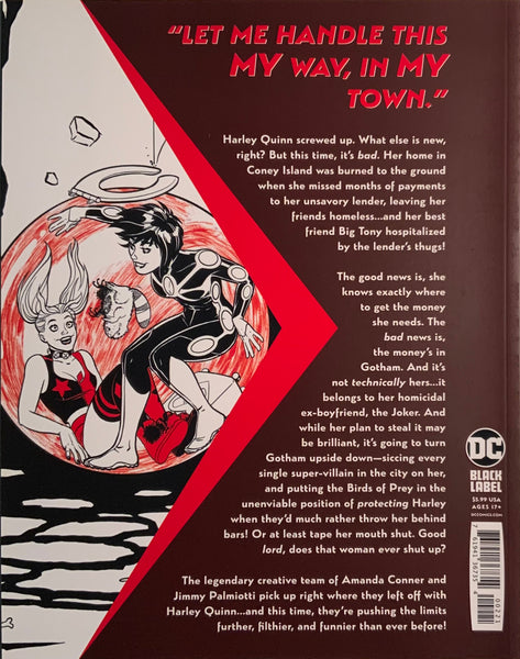 HARLEY QUINN AND THE BIRDS OF PREY # 2 ADAMS VARIANT COVER