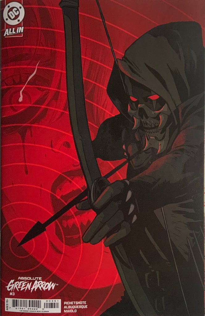 ABSOLUTE GREEN ARROW # 3 CLOONAN 1:25 VARIANT COVER