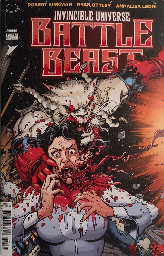 INVINCIBLE UNIVERSE : BATTLE BEAST #11 BURNHAM 1:10 VARIANT COVER