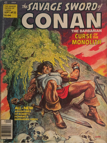 THE SAVAGE SWORD OF CONAN # 33