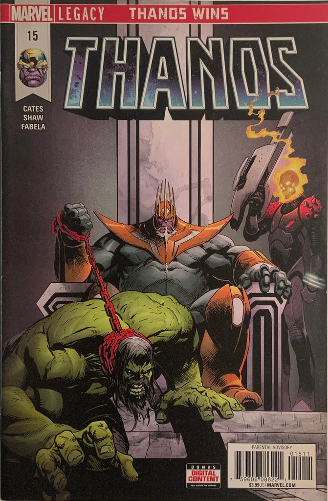 THANOS (2017-2018) # 15 FIRST CAMEO APPEARANCE OF SILVER SURFER AS THE FALLEN ONE (SILVER SURFER BLACK)