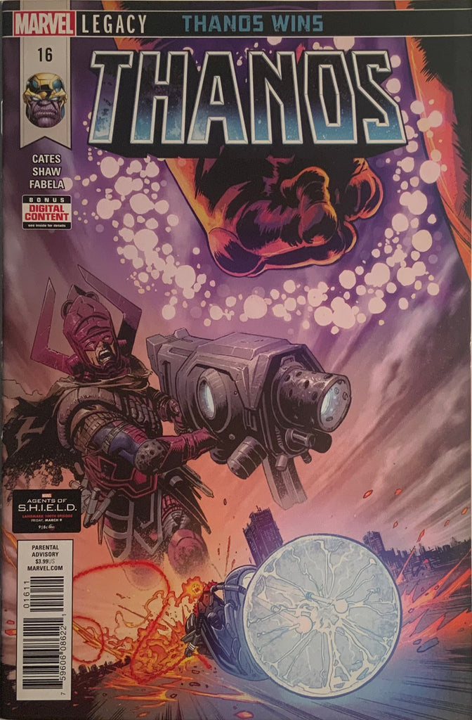 THANOS (2017-2018) # 16 ORIGIN OF COSMIC GHOST RIDER
