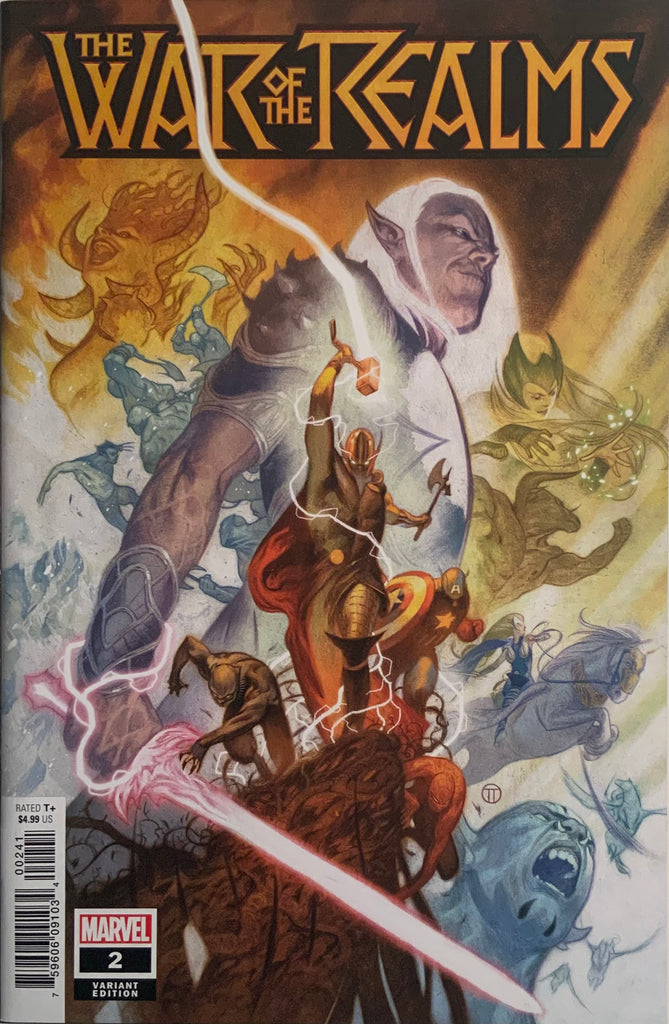WAR OF THE REALMS # 2 TEDESCO 1:50 VARIANT COVER DEATH OF VALKYRIE