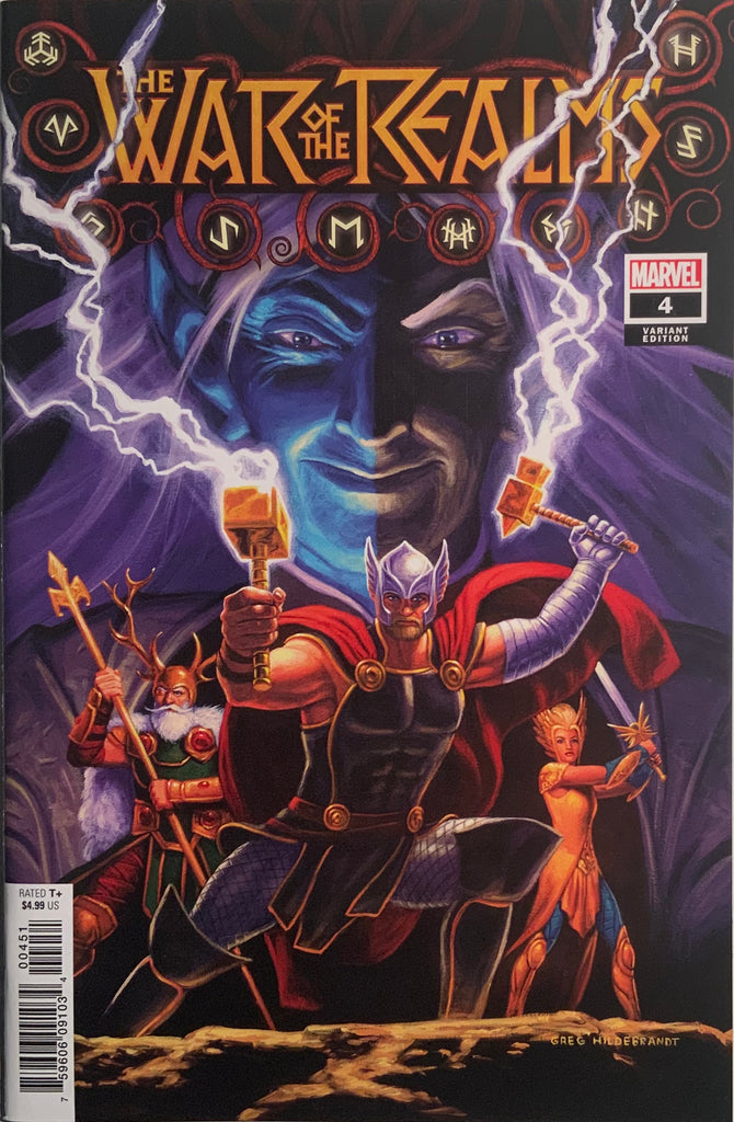 WAR OF THE REALMS # 4 HILDEBRANDT 1:50 VARIANT COVER