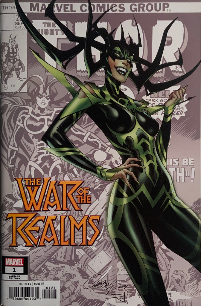 WAR OF THE REALMS # 1 CAMPBELL VARIANT COVER