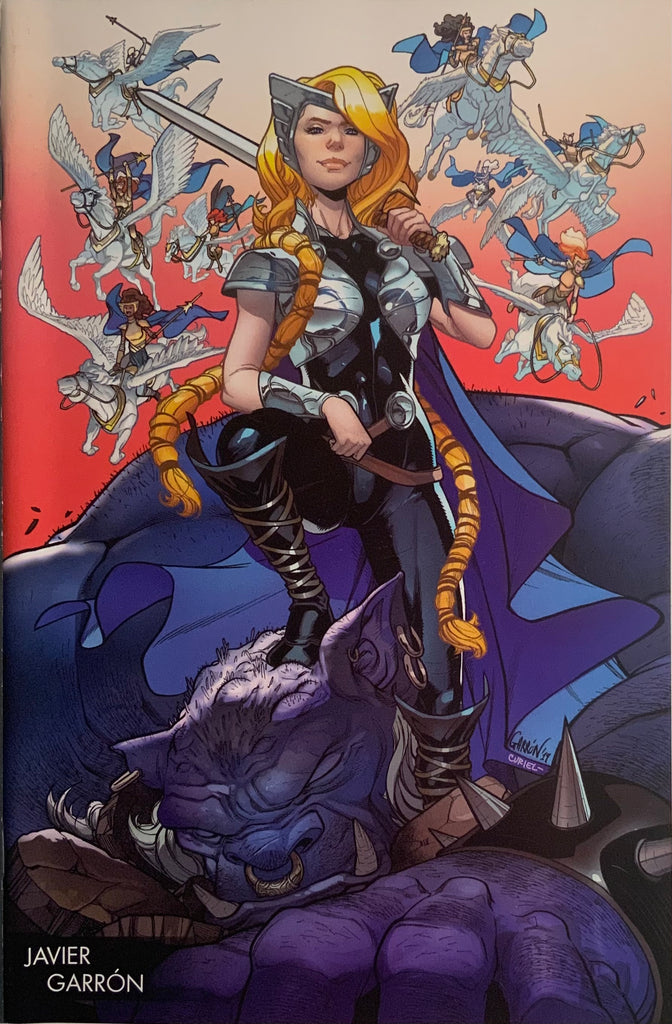 WAR OF THE REALMS # 2 GARRON VARIANT COVER DEATH OF VALKYRIE