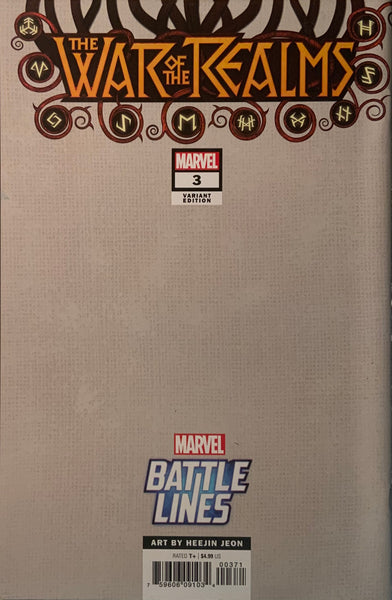 WAR OF THE REALMS # 3 MALEKITH BATTLE LINES VARIANT COVER