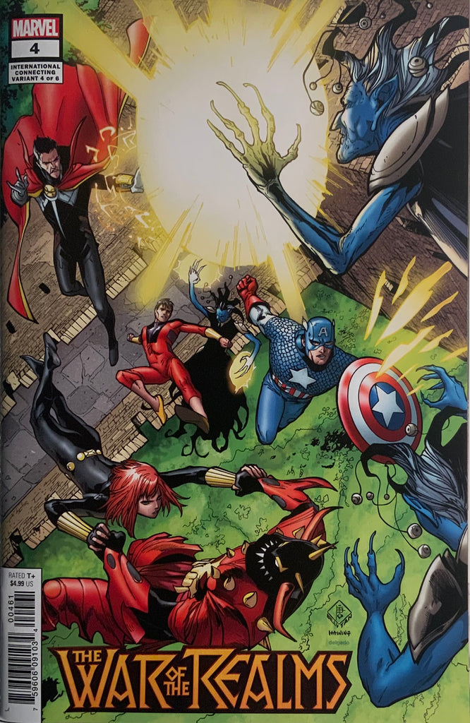 WAR OF THE REALMS # 4 TAN CONNECTING VARIANT COVER
