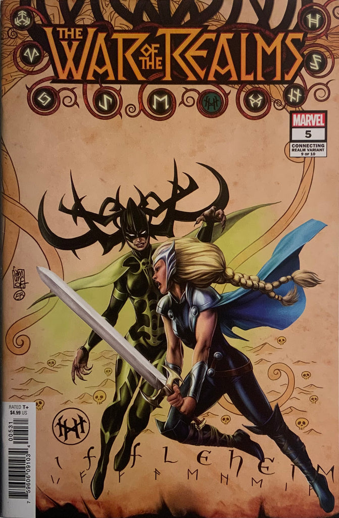 WAR OF THE REALMS # 5 CAMUNCOLI CONNECTING REALM VARIANT COVER