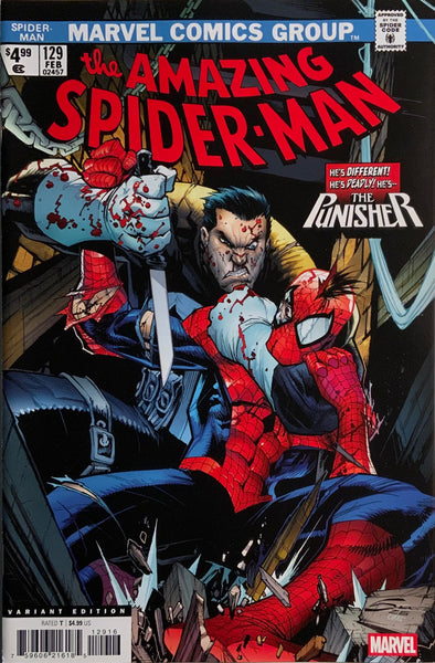 AMAZING SPIDER-MAN # 129 FACSIMILE EDITION SANDOVAL 1:25 VARIANT COVER