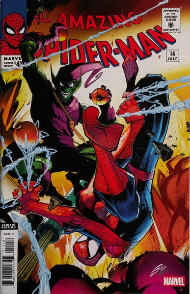 AMAZING SPIDER-MAN #14 FACSIMILE EDITION SANDOVAL 1:25 VARIANT COVER