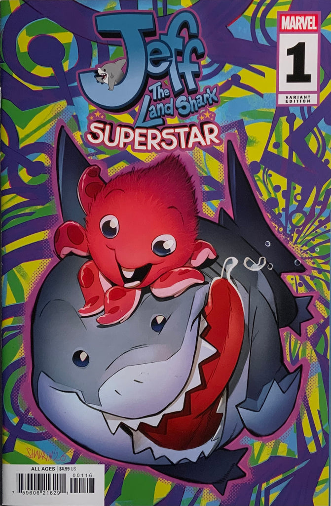 JEFF THE LAND SHARK : SUPERSTAR # 1 SHAVRIN 1:25 VARIANT COVER
