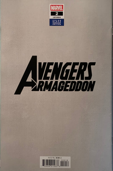 AVENGERS : ARMAGEDDON #2 NAKAYAMA 1:50 VIRGIN VARIANT COVER