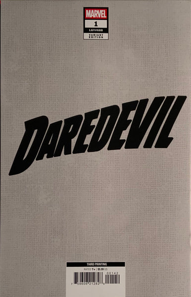 DAREDEVIL (2026) # 1 THIRD PRINTING GARBETT 1:25 VIRGIN VARIANT COVER