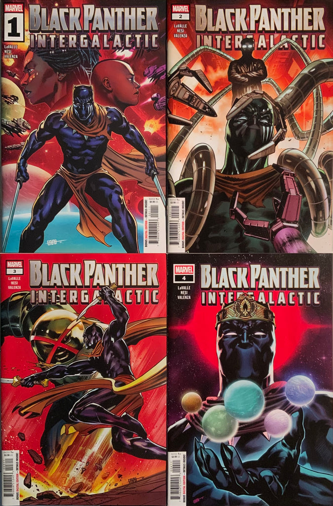 BLACK PANTHER : INTERGALACTIC # 1 - 4 SET