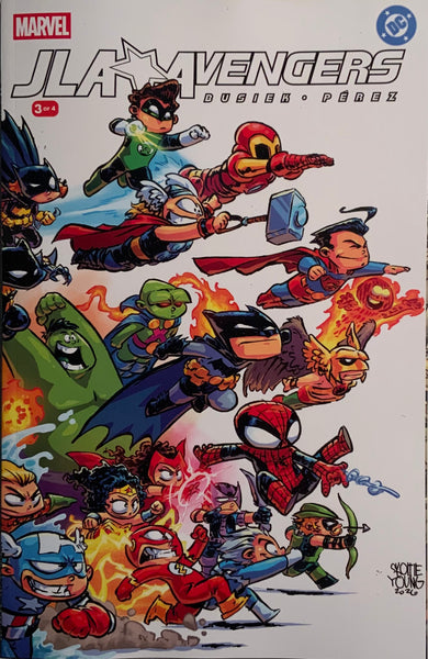 JLA / AVENGERS FACSIMILE EDITION # 3 YOUNG 1:25 VARIANT COVER