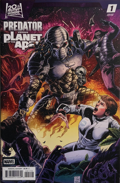 PREDATOR VS PLANET OF THE APES # 1 MAGNO 1:25 VARIANT COVER