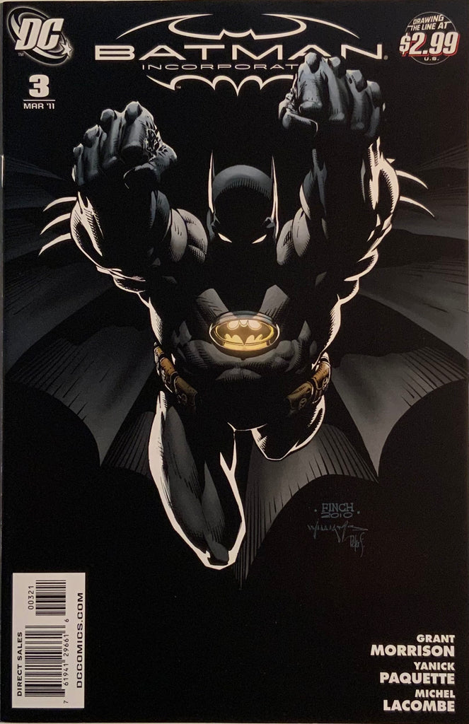 BATMAN INCORPORATED (2011) # 3 FINCH 1:25 VARIANT COVER