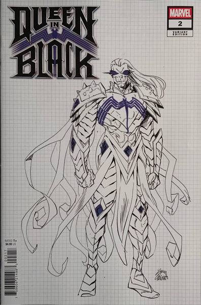 QUEEN IN BLACK # 2 STEGMAN 1:10 DESIGN VARIANT COVER