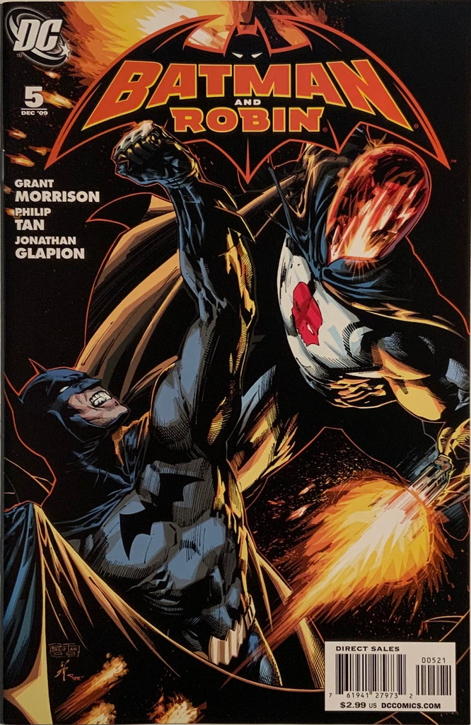BATMAN AND ROBIN (2009-2011) # 5 TAN 1:25 VARIANT COVER FIRST CAMEO APPEARANCE OF FLAMINGO