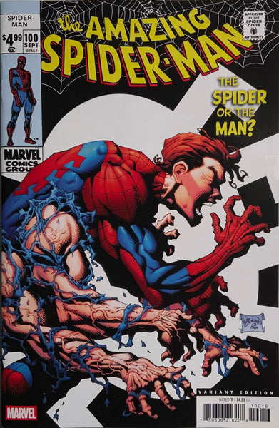 AMAZING SPIDER-MAN #100 FACSIMILE EDITION ROBSON 1:25 VARIANT COVER
