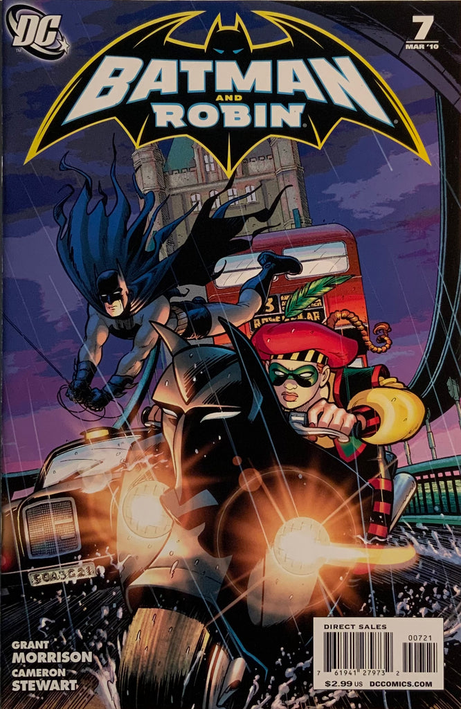 BATMAN AND ROBIN (2009-2011) # 7 STEWART 1:25 VARIANT COVER