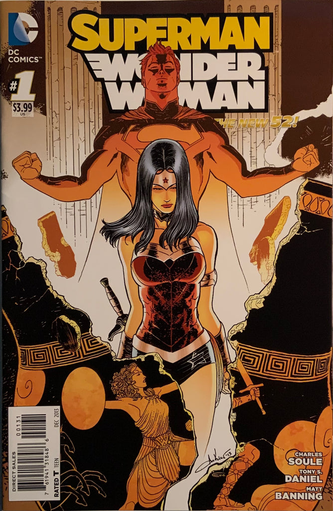 SUPERMAN / WONDER WOMAN # 1 (THE NEW 52) KUDER 1:25 VARIANT COVER
