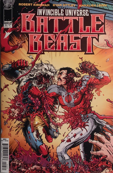 INVINCIBLE UNIVERSE : BATTLE BEAST #12 BURNHAM 1:10 VARIANT COVER