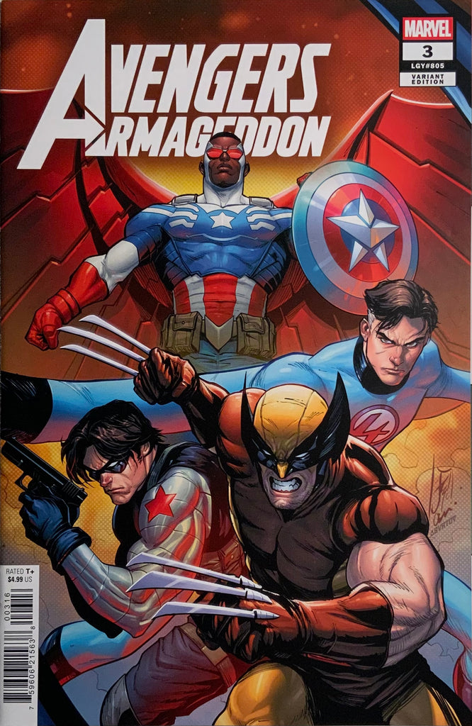 AVENGERS : ARMAGEDDON #3 CASELLI 1:25 VARIANT COVER