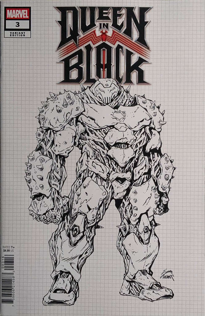 QUEEN IN BLACK # 3 STEGMAN 1:10 DESIGN VARIANT COVER