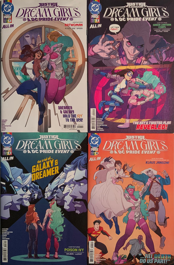 JUSTICE LEAGUE : DREAM GIRLS - A DC PRIDE EVENT # 1 - 4 SET