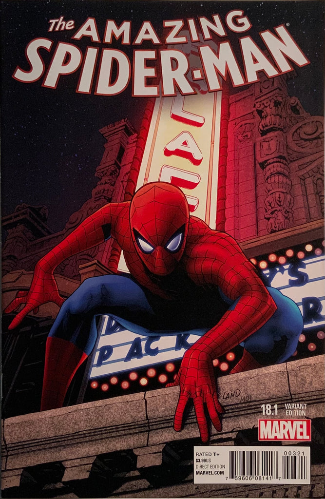 AMAZING SPIDER-MAN (2014-2015) #18.1 LAND VARIANT COVER