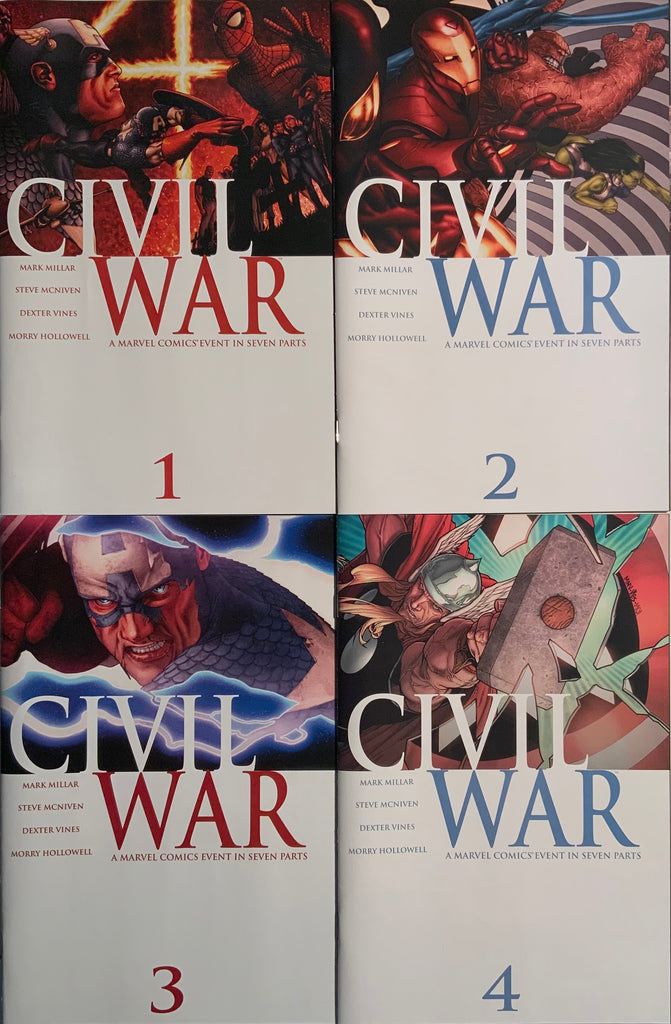 CIVIL WAR FACSIMILE EDITION # 1 - 7 SET