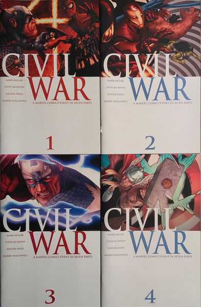 CIVIL WAR FACSIMILE EDITION # 1 - 7 SET