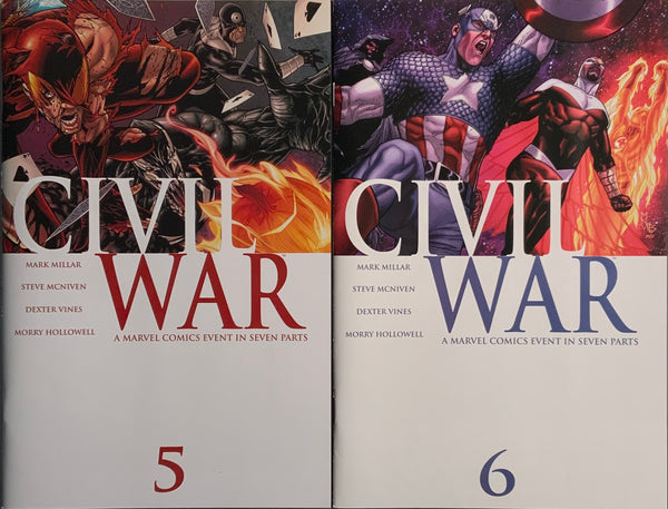 CIVIL WAR FACSIMILE EDITION # 1 - 7 SET