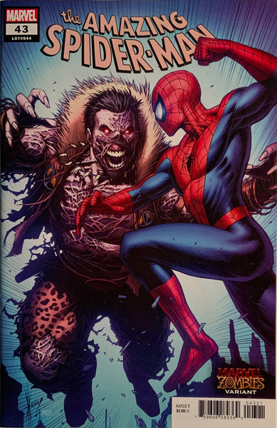 AMAZING SPIDER-MAN (2018-2022) #43 MARVEL ZOMBIES VARIANT COVER
